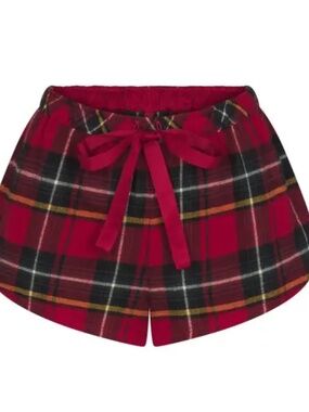 Skims Flannel Micro Sleep Shorts